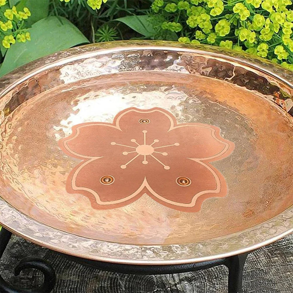 Solid Copper Water Purifier Disc for Birdbaths & Fountains