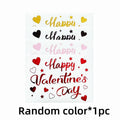 Valentine's Day Transparent Balloon Stickers | Party Wall Decor