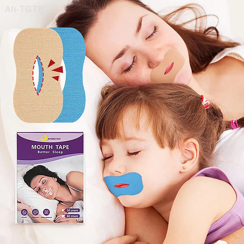 O-Shaped Mouth Sleep Strips | 10/30 Pcs for Adults & Kids