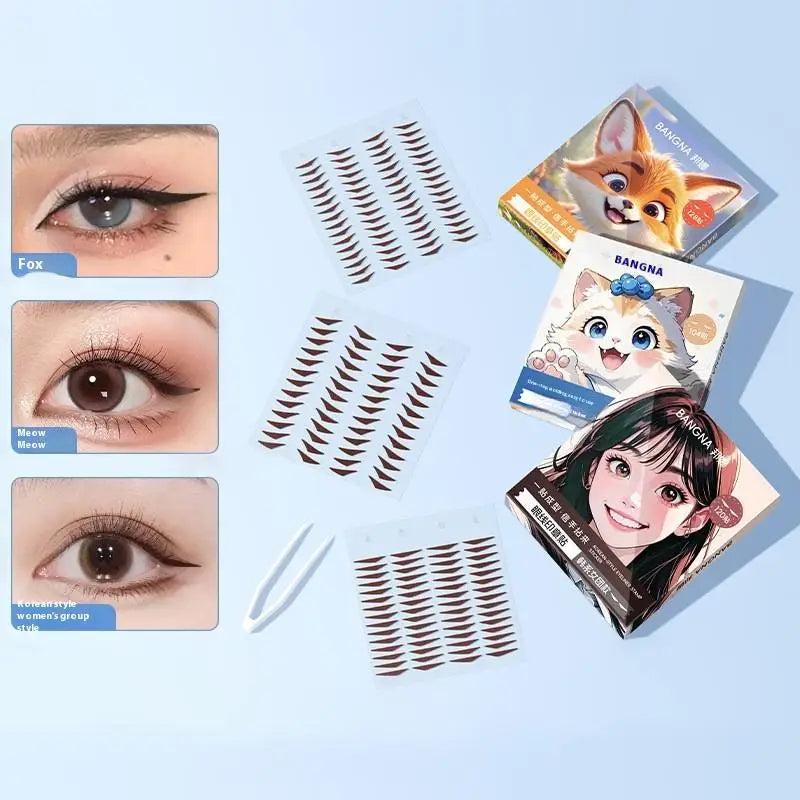 Eyeliner Seal Stickers Waterproof Sweat-Proof | 104–128 Pcs