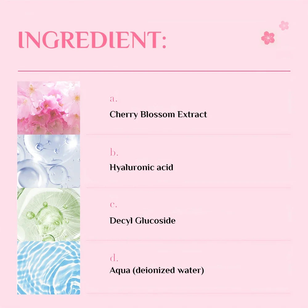 SUYARUN Sakura Face Wash – Brightening Hydrating Cleanser