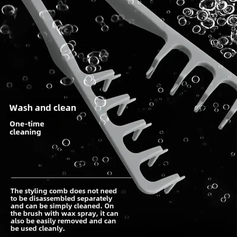 Men's Wide-Tooth Volumizing Hair Comb | Korea Style Textured