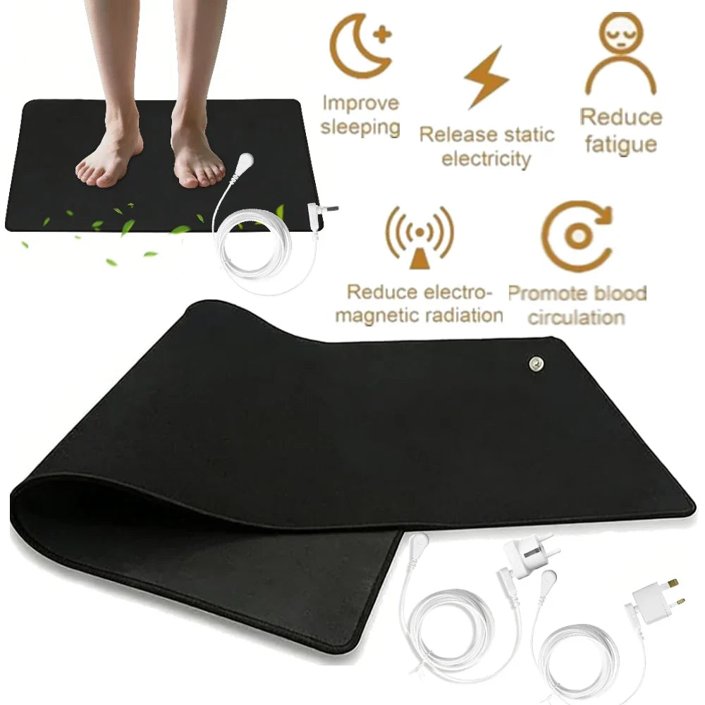 Indoor Grounding Mat – Conductive Earth Pad with Grounding Cord