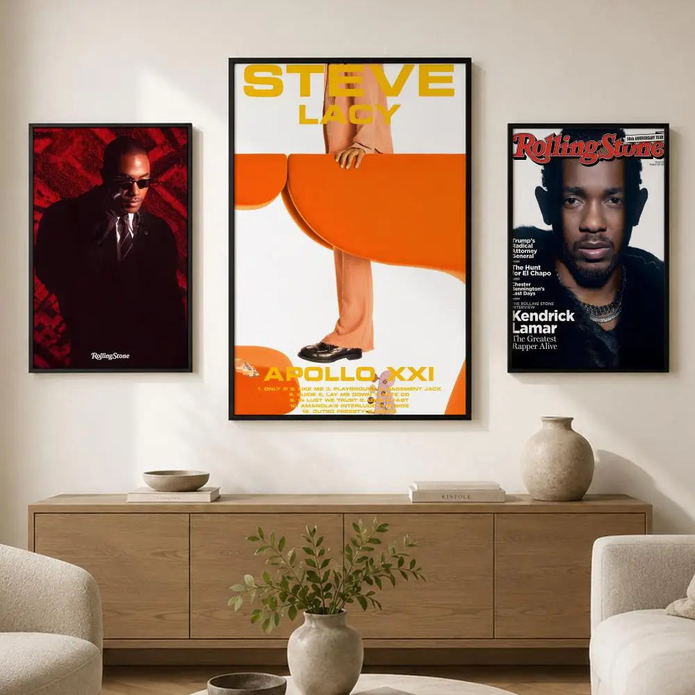 Steve Lacy Waterproof PVC Wall Poster – Peel & Stick HD Art