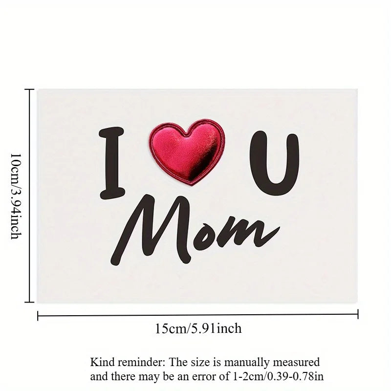 5-Pack Heart Greeting Cards – Mother's Day, Birthday & More