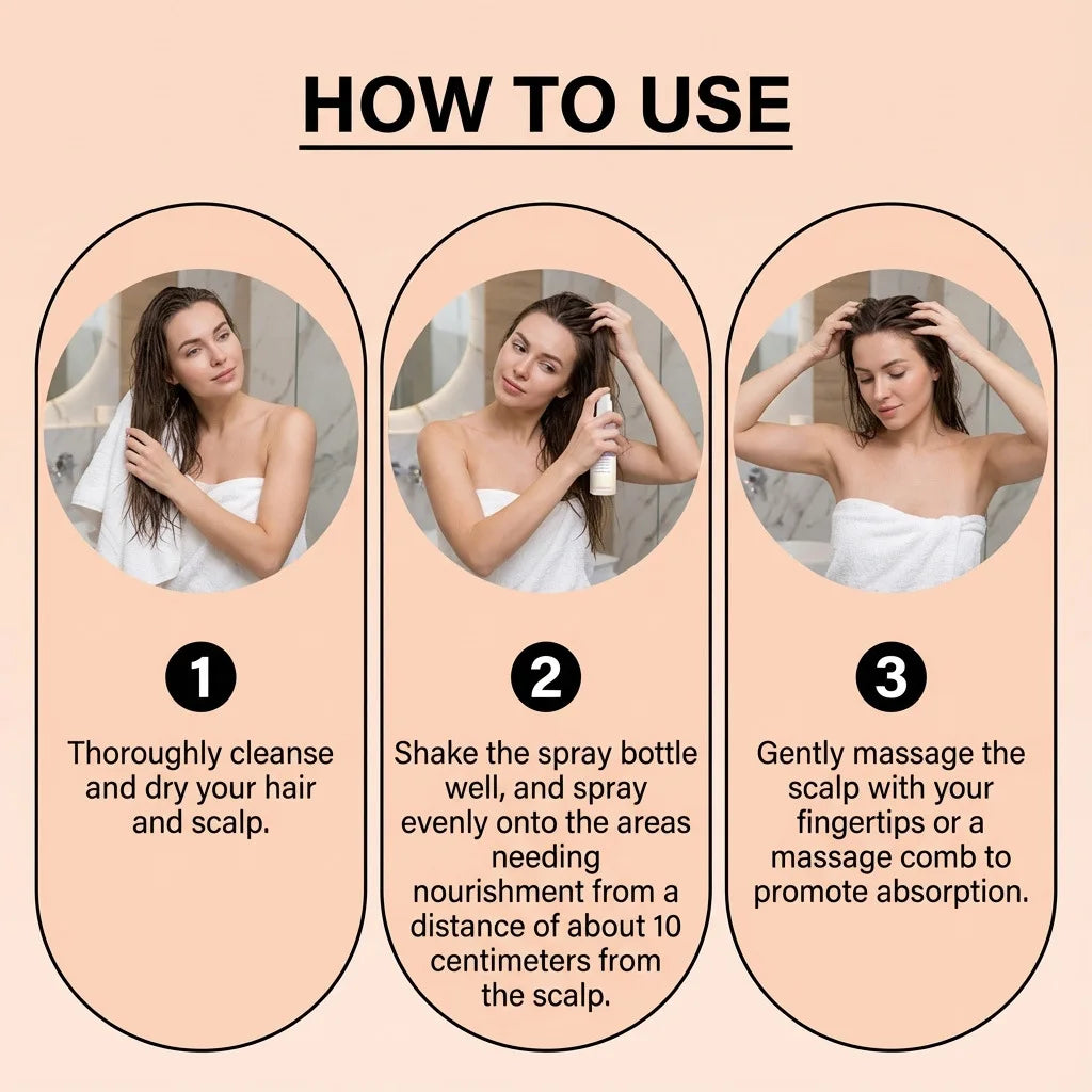 HOEGOA Hair Moisturizing Spray – Frizz Control & Smoothing