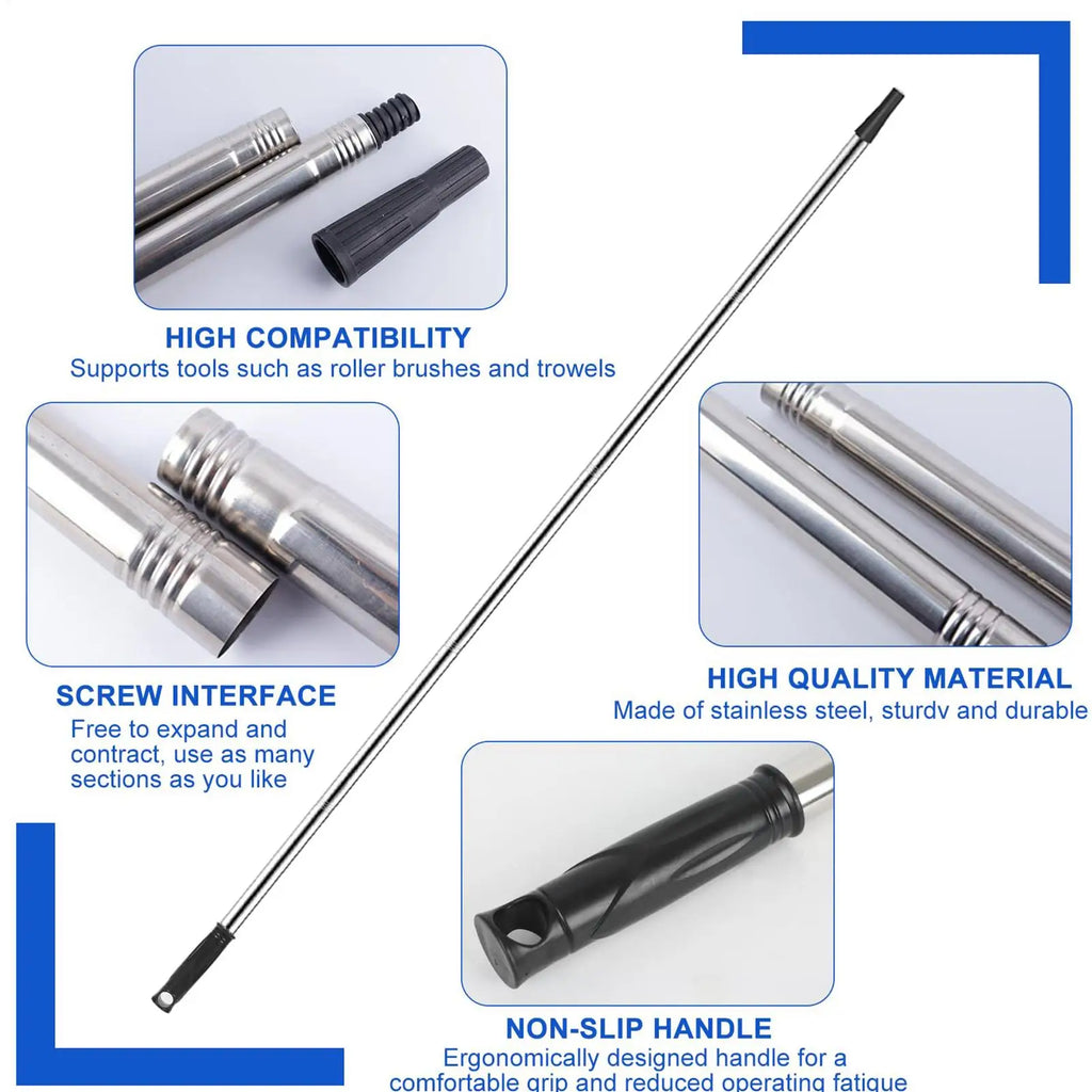 Telescopic Spray Can Extension Pole – Adjustable Painting Wand