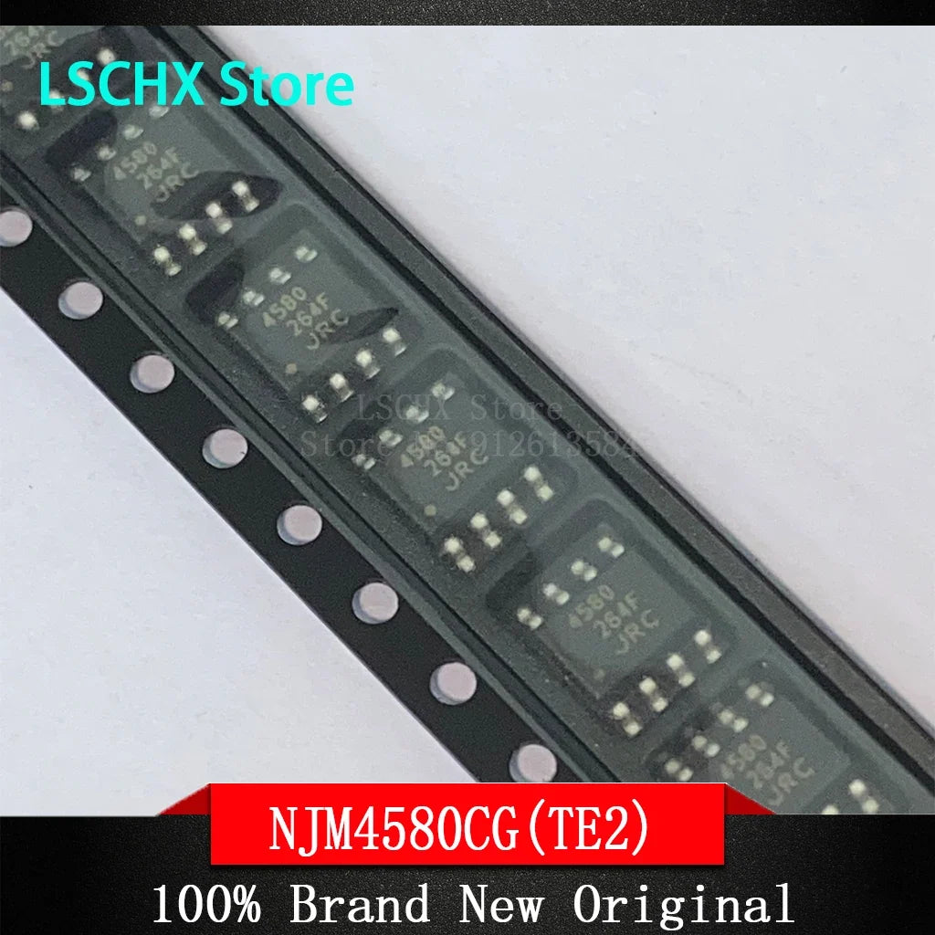 10pcs NJM4580 Dual Op-Amp Audio IC Chips – Multi-Package Pack