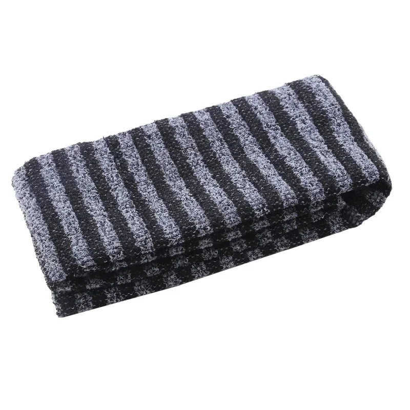 2-Pack Ultra-Long Exfoliating Back Scrubber Towels – Silver-Ion
