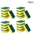 Kitchen Nano Scrub Sponges 20/30pc Double-Sided Cleaning Kit