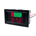Battery Charge Level Indicator 12V–60V LED Voltmeter Tester