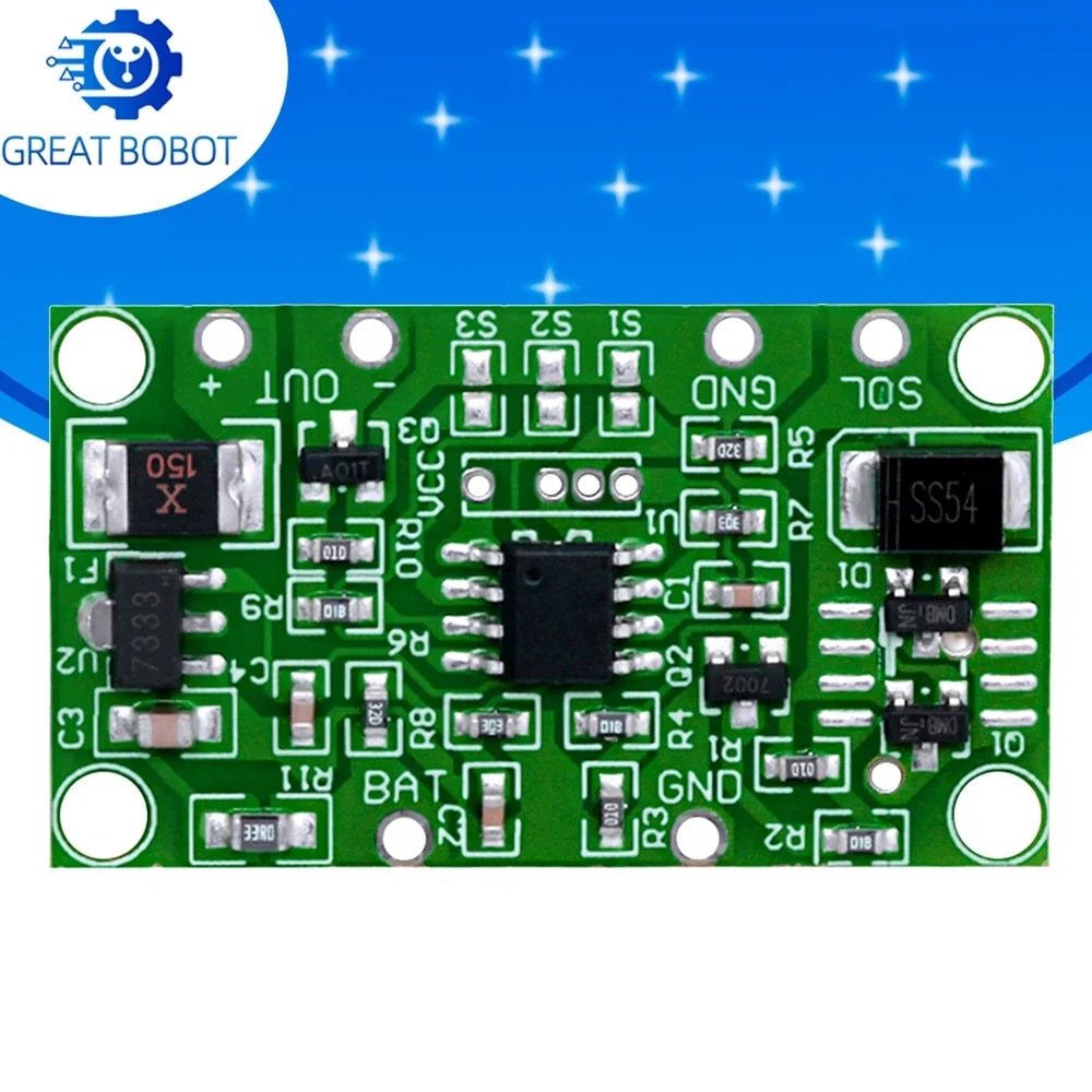 Solar PCBA Controller Board 3.7V 6V 12V 1A – Lawn & Garden Lights