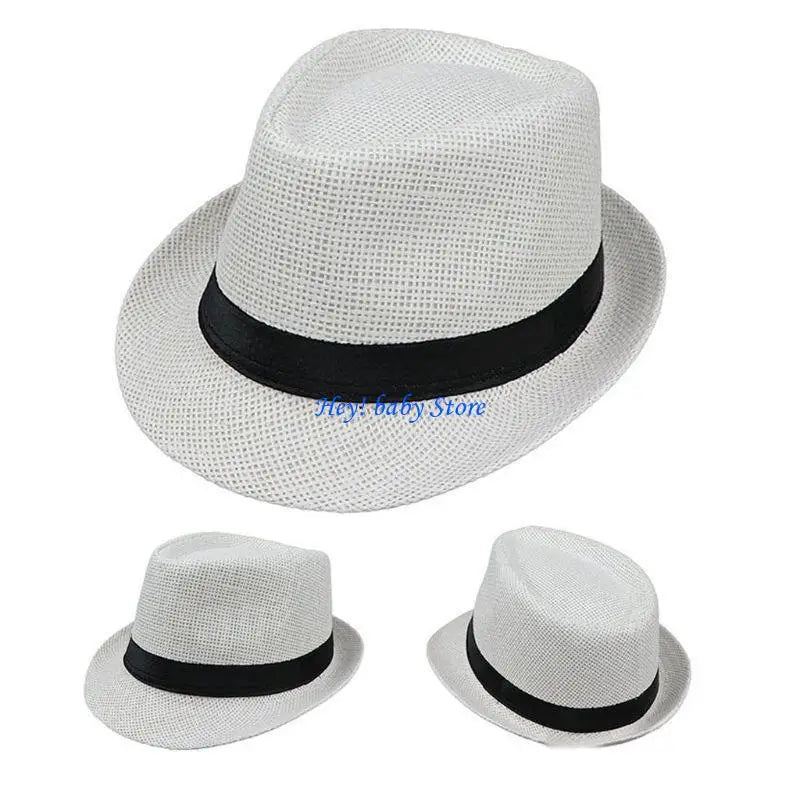 Kids Straw Sun Hat | Beach & Outdoor Cap Boys & Girls