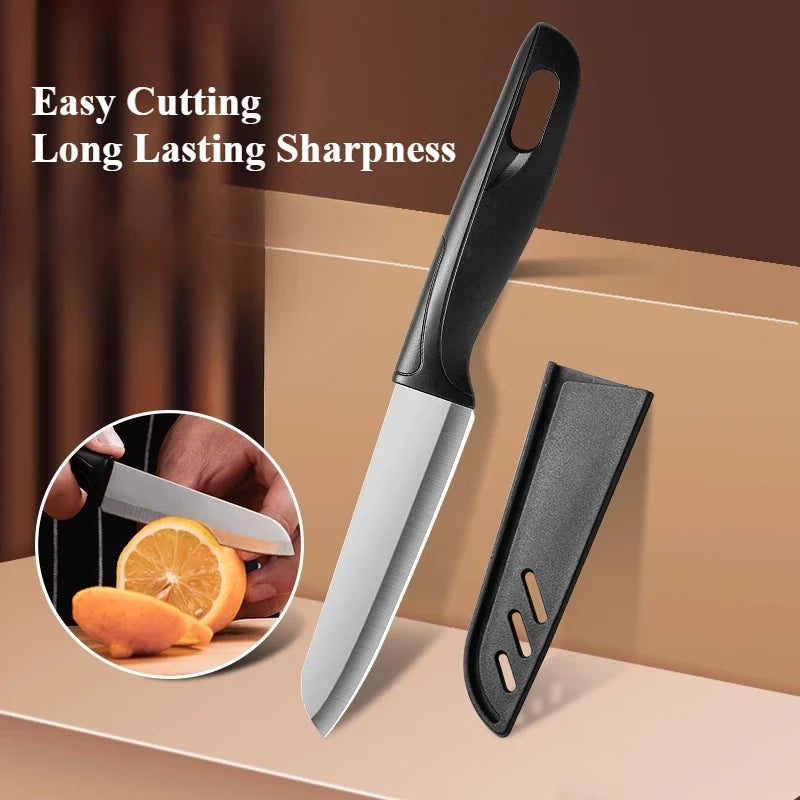 Stainless Steel Paring Knife – Sharp Fruit & Vegetable Cutter