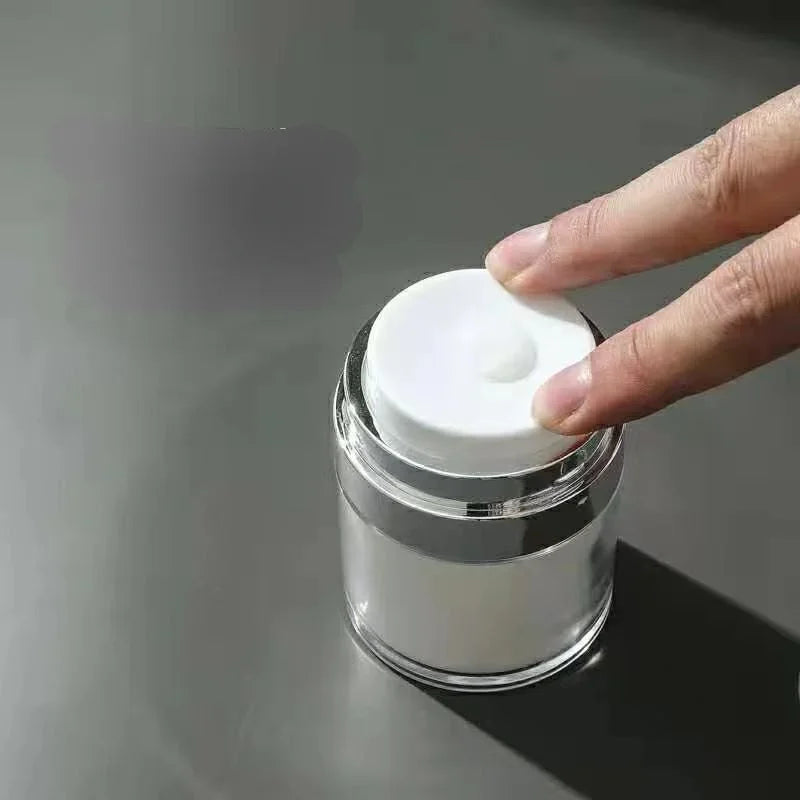 Airless Pump Jar – Refillable Acrylic Cream Bottle 15/30/50ml