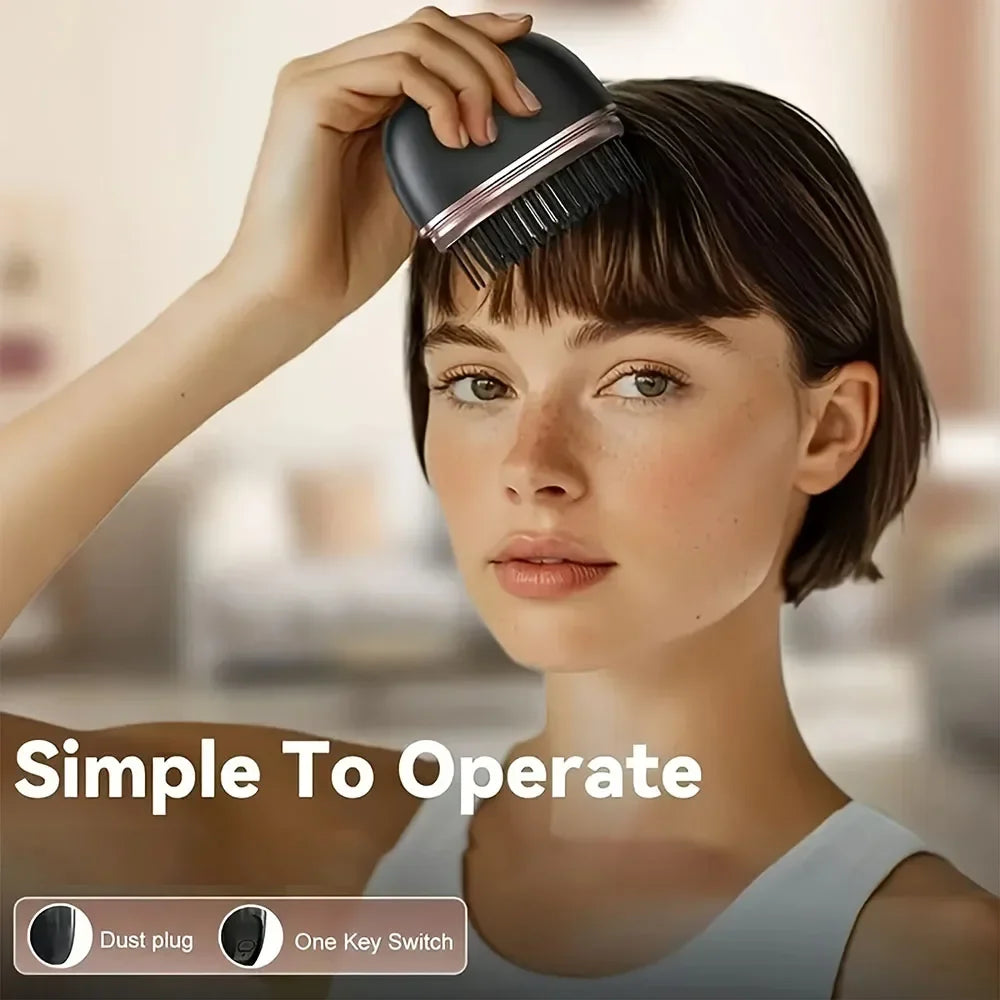 Wireless USB Hair Straightener Brush | Cordless Styling Comb