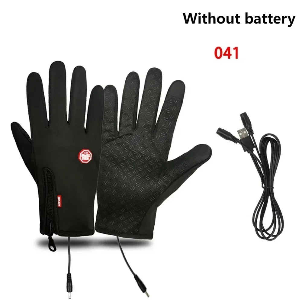 USB Electric Heated Gloves – Waterproof Touch Screen Winter