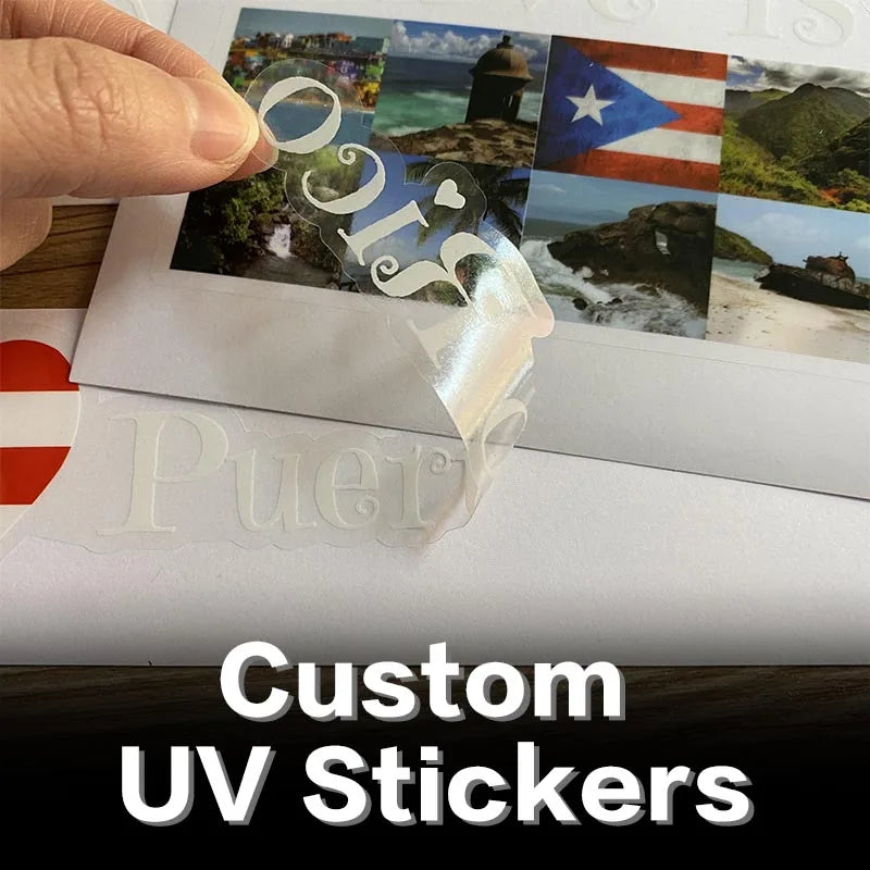 Custom UV Print Car Decals – Clear Background, Waterproof