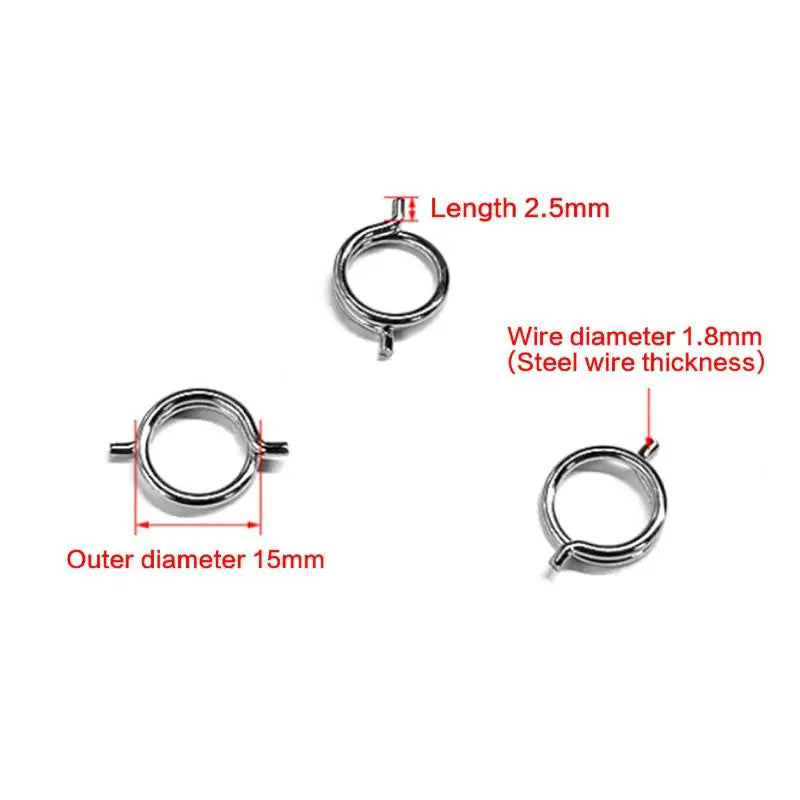 5 Chicken Bone Scissors Accessories Spring Wire Diameter Stainless
