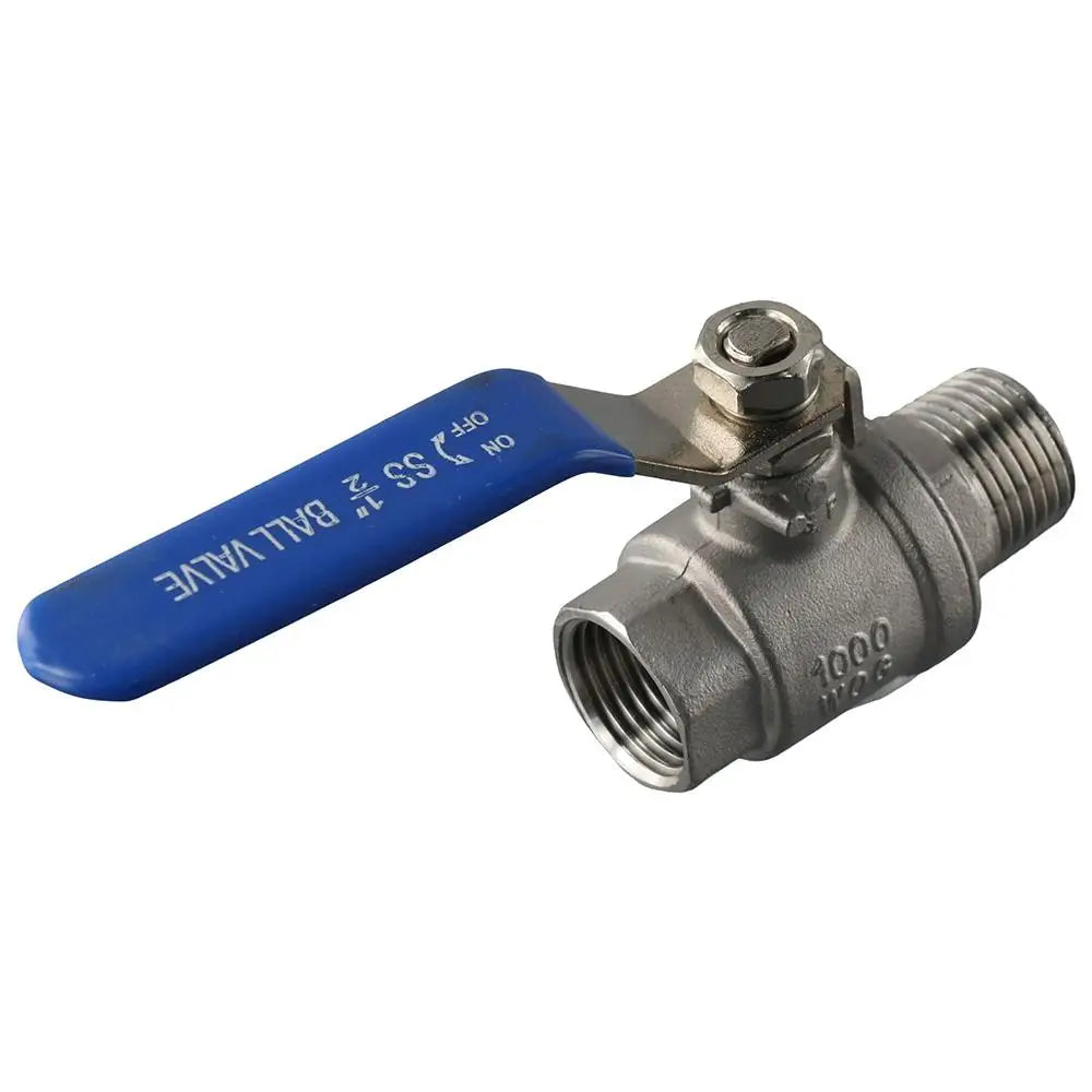 Pressure Resistant 304 Stainless Steel Ball Valve 1 2 Female X Male