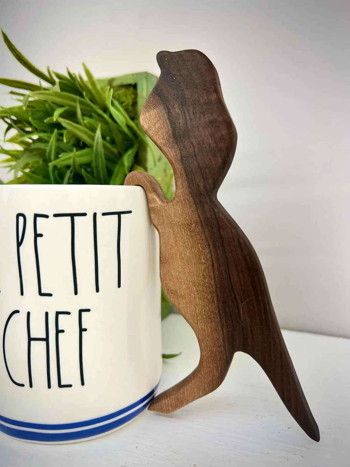Wooden Toaster Oven Rack Holder Push-Pull Magnet | Pine Wood