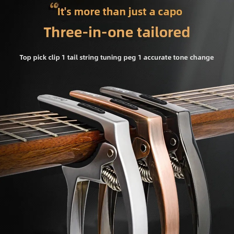Orphee O'luffy Capo Folk Acoustic Guitar Sub Electric 3-in-1
