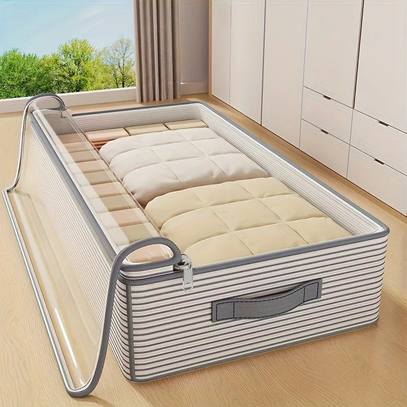 Large Capacity Clothes Storage Bag Heavy Duty Non-woven Organizer Box