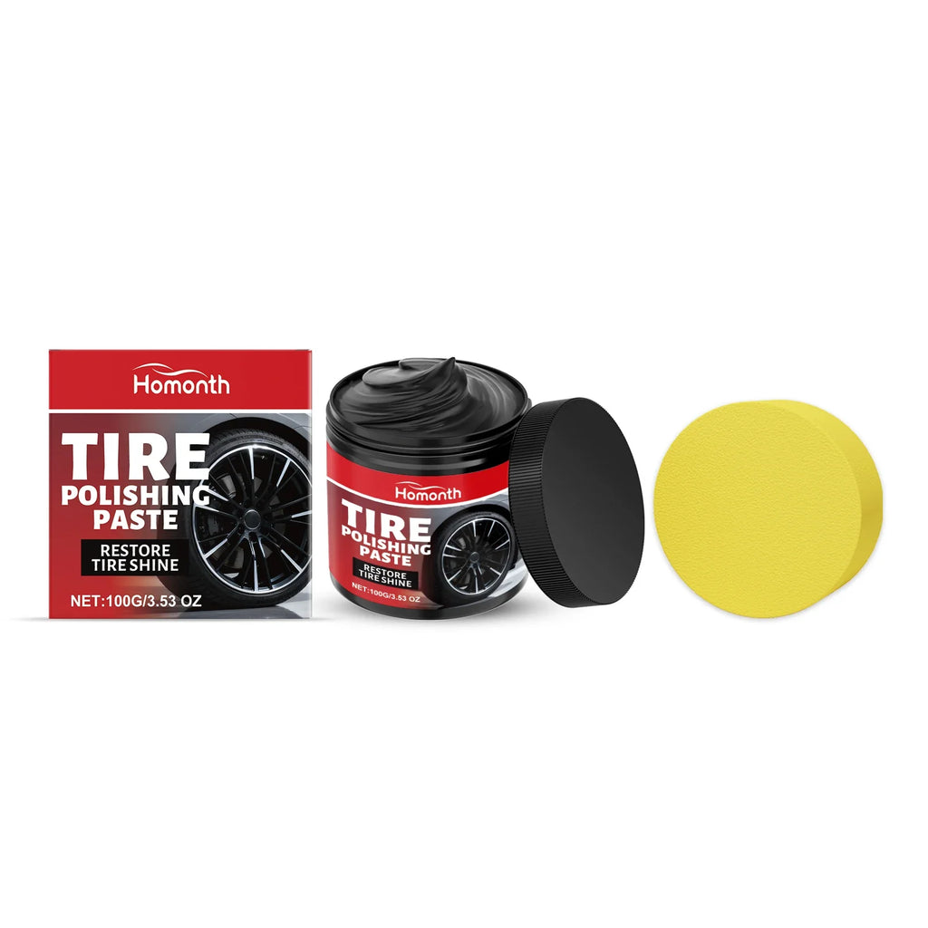 Tire Polishing Paste | Refurbishing & Crack Prevention 100g