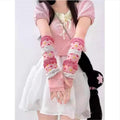 Lolita Girls Dopamine Sunscreen Sleeves Spring Autumn Arm Hand