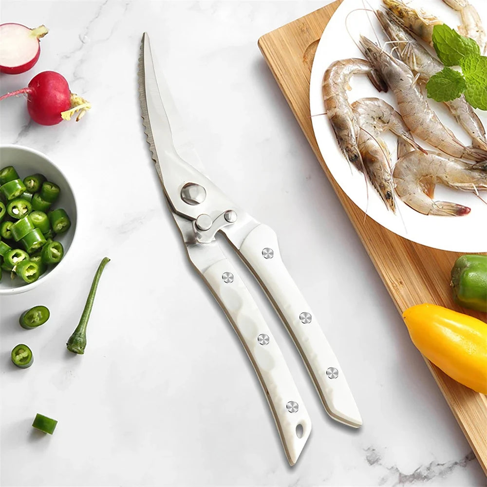 Professional Stainless Steel Kitchen Scissors & Food Shears