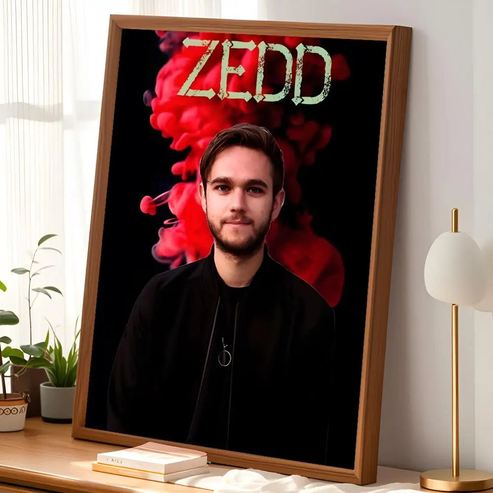 Zedd HD PVC Self-Stick Wall Art Poster | Waterproof Music Decor