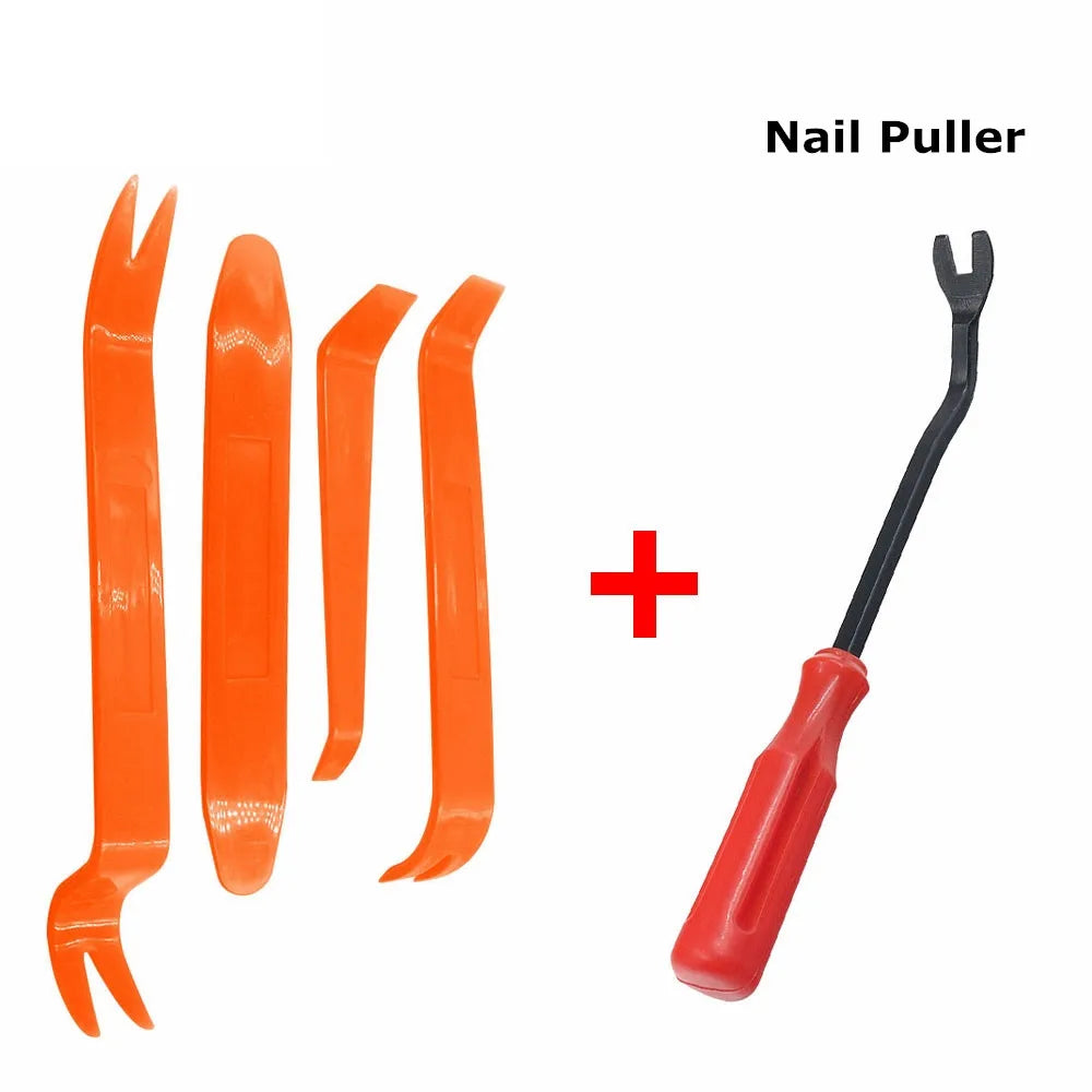 4-Piece Car Panel Removal Tool Kit – Trim, Dash & Door Pry Set