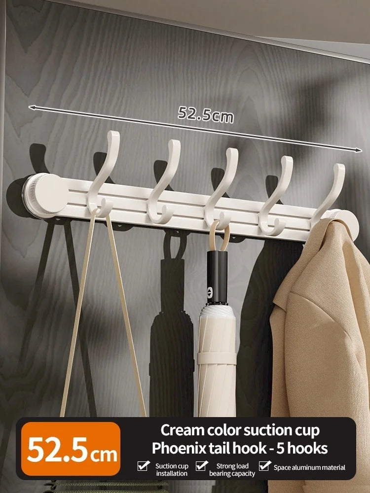 Wall Mount Suction Cup Hooks – No-Drill Set of 7 | Bathroom