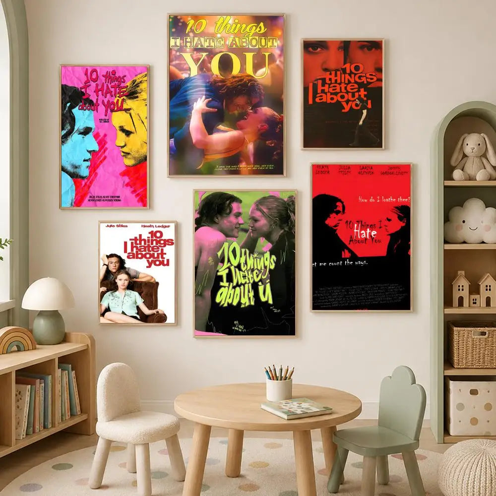 10 Things I Hate About You Poster – HD PVC Self-Stick Wall Art