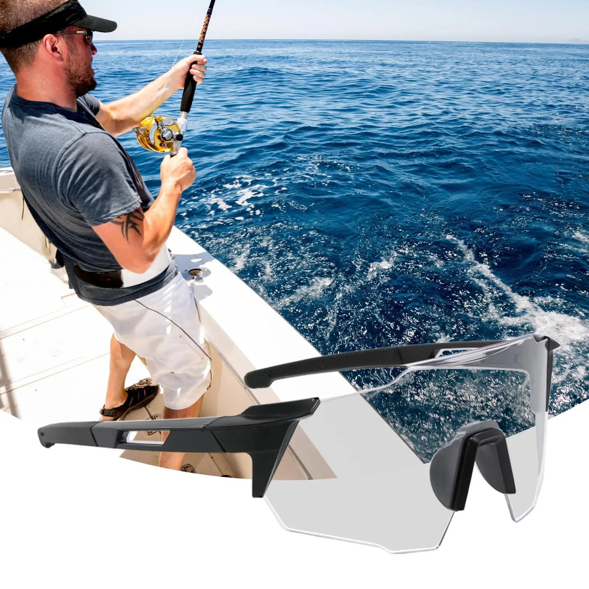 Photochromic Cycling Sunglasses UV400 Polarized Sports Eyewear