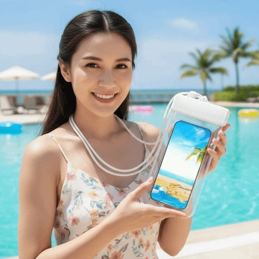 Waterproof Phone Pouch Crossbody Dry Bag – Fits Up to 7.2"