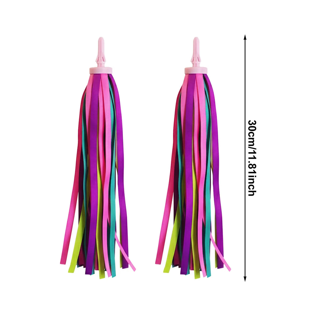 Kids Bike Handlebar Tassels – Colorful Scooter Decoration