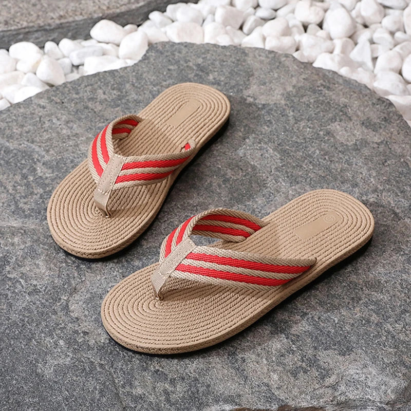 Men's Lightweight Anti-Slip Flip Flops – Beach & Indoor Sandals