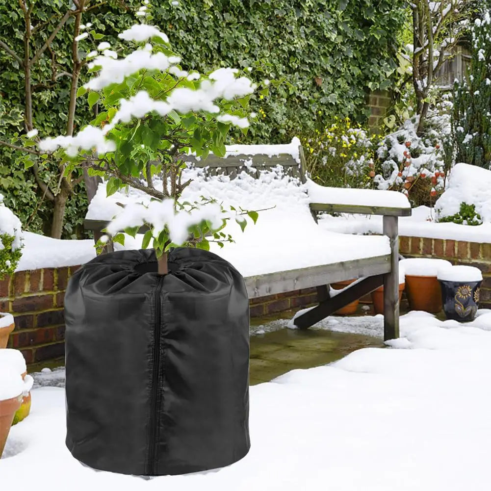 Reusable Winter Plant Frost Cover | Breathable Oxford Pot Jacket