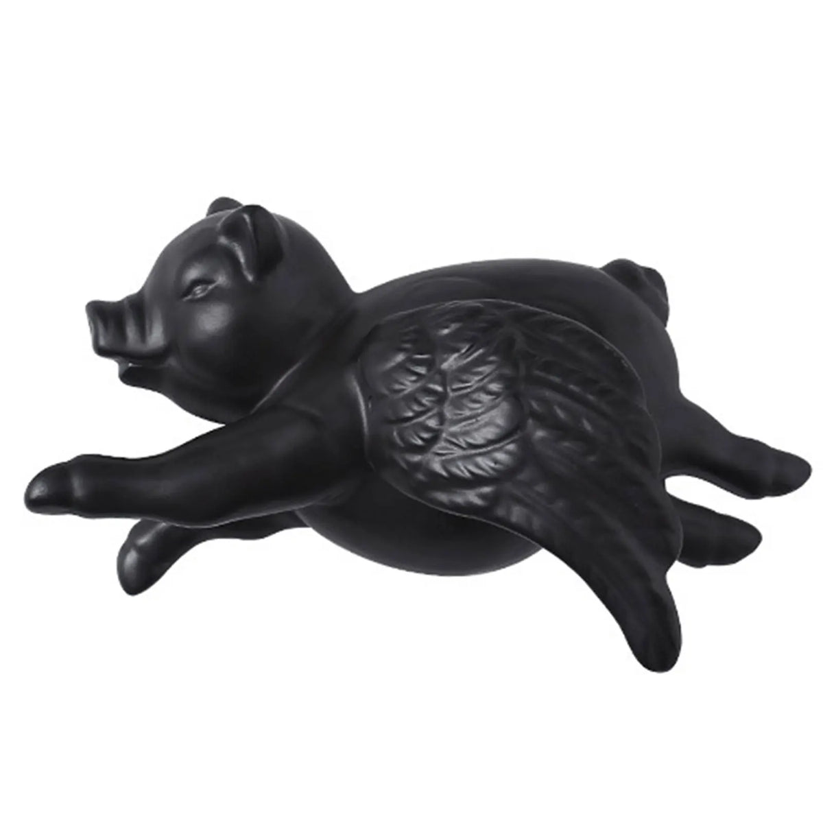 Ceramic Flying Pig Wall Decor | 3D Nordic Hanging Ornament