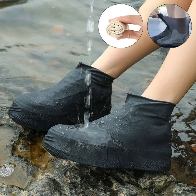 Latex Waterproof Rain Boot Covers – Non-Slip & Reusable