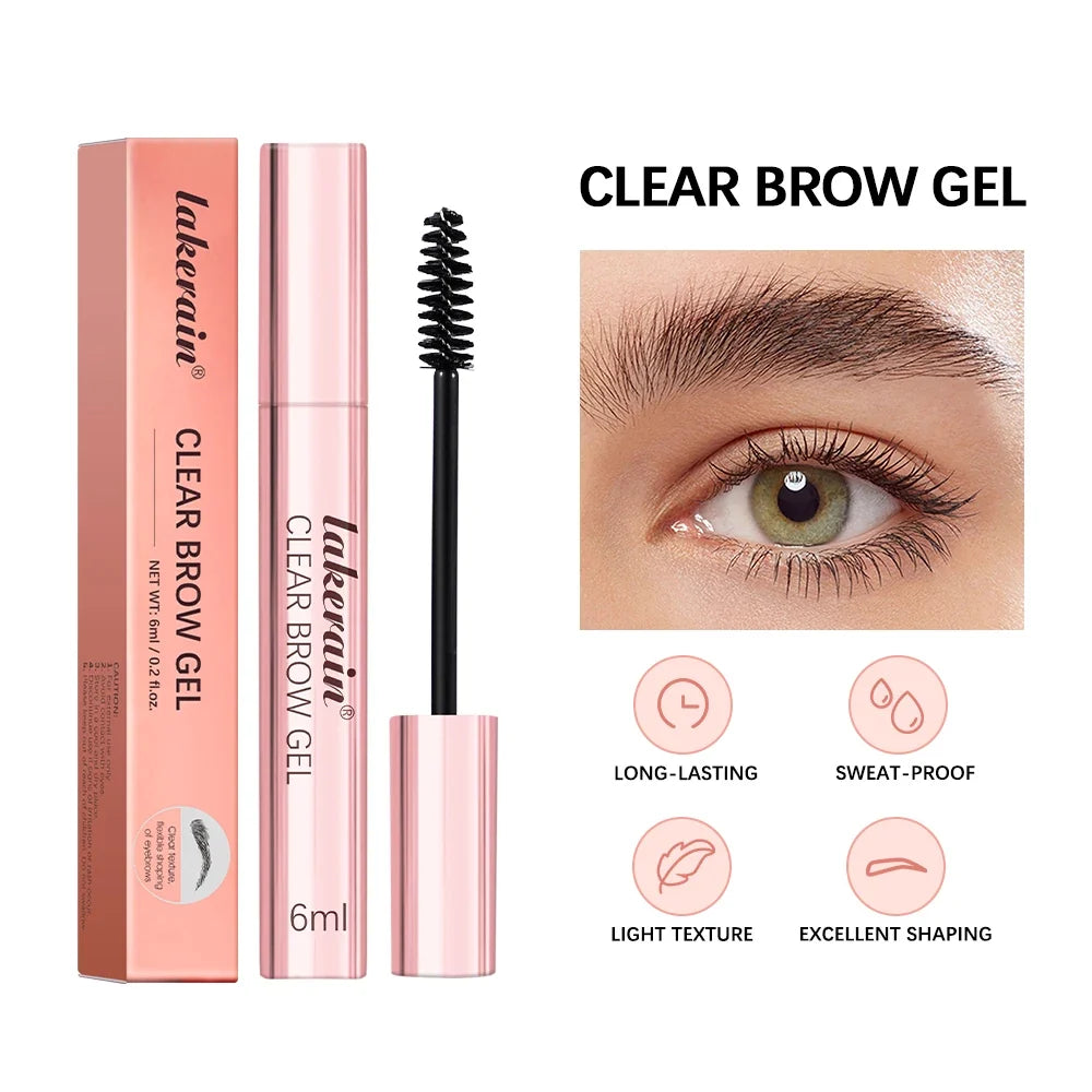 Lakerain Clear Eyebrow Gel – Waterproof & Long-Lasting Hold