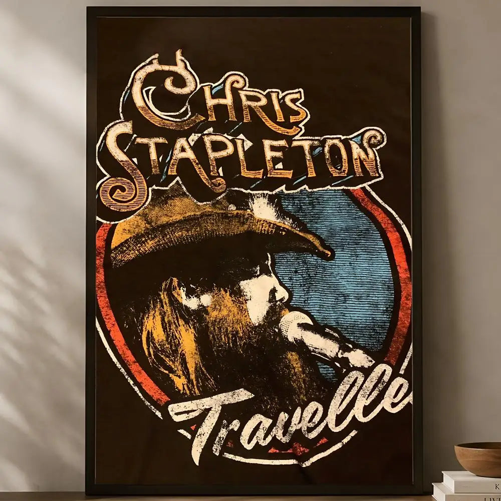 Chris Stapleton Poster – Self-Stick HD Waterproof Wall Art