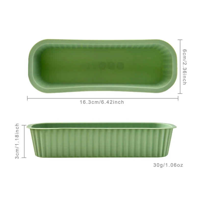 Mini Silicone Loaf Pans – Non-Stick Bread, Cake & Brownie Molds