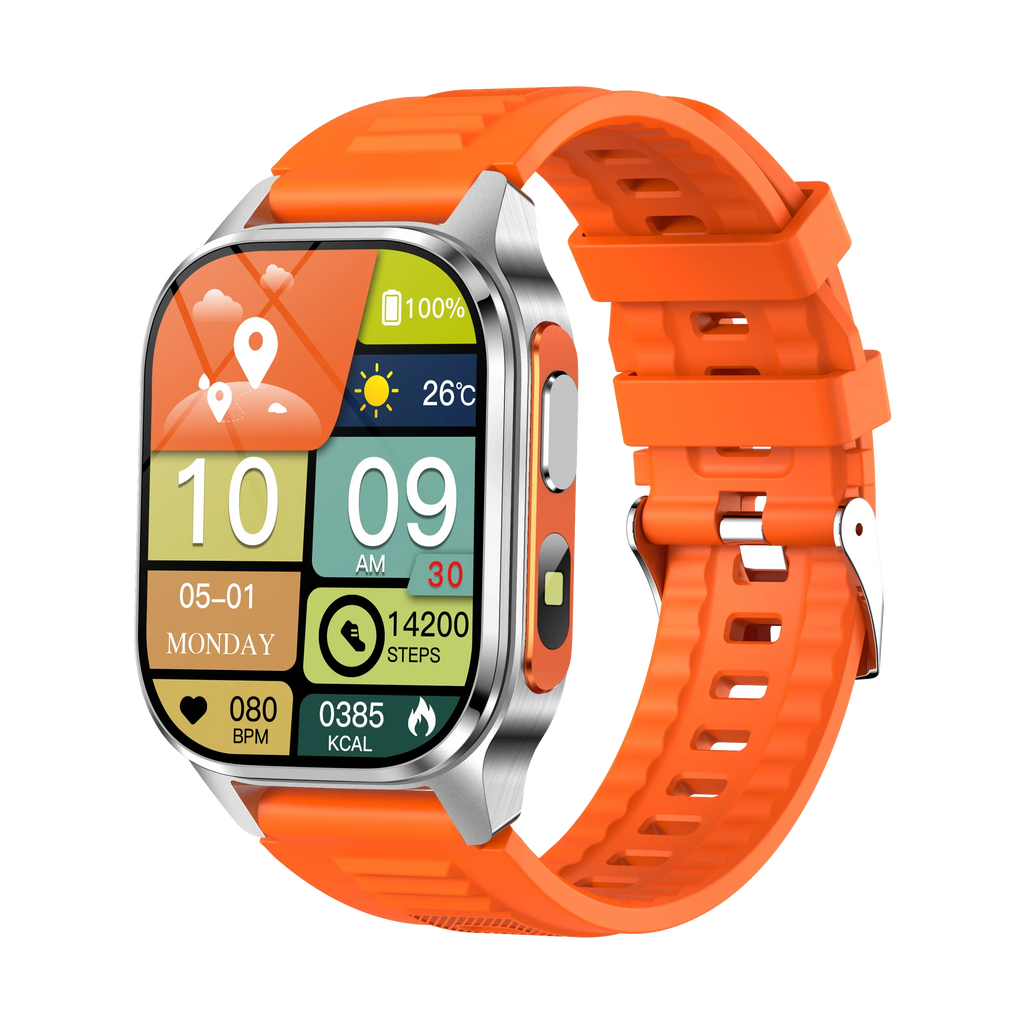 Yoateo Men's Smartwatch | Built-in GPS, Fitness & Compass