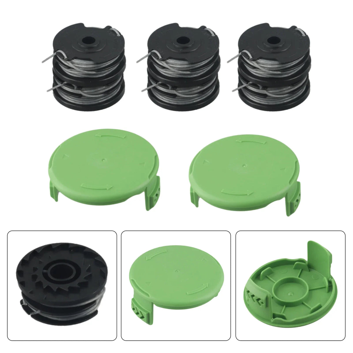 Trimmer Line Spool & Cap 29187 – Greenworks 40V G40LT G40LTK2