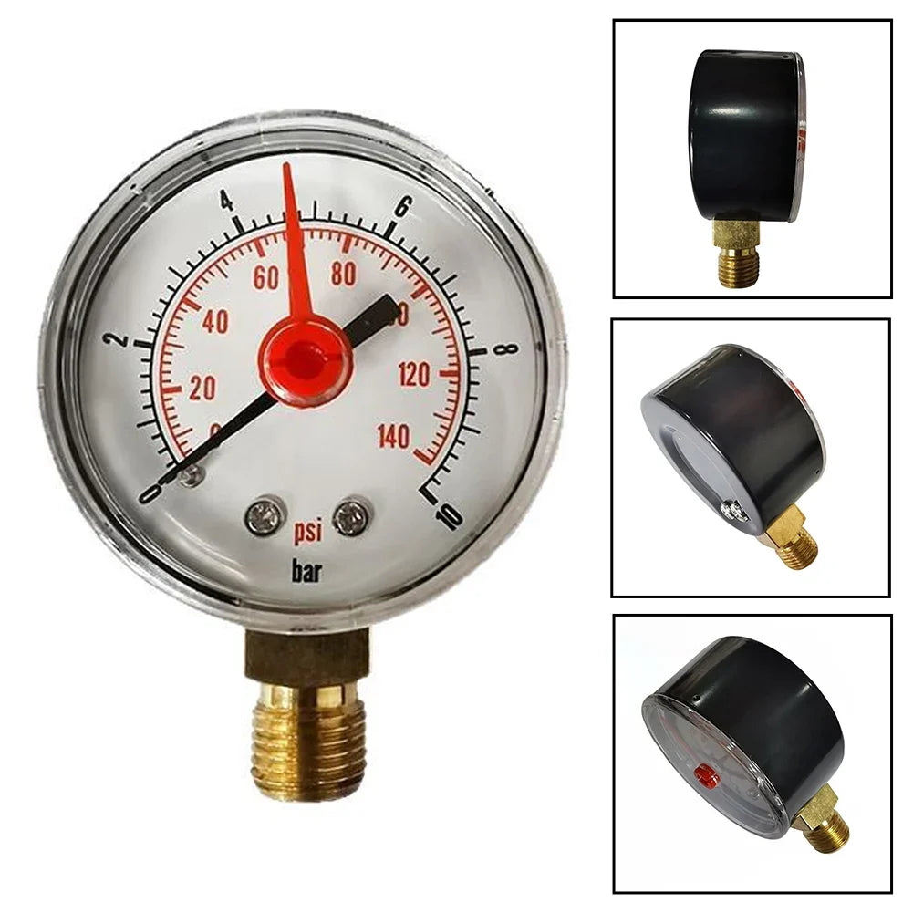 Y50 Pressure Gauge M10×1 Radial 0–10 Bar | Heating & Water