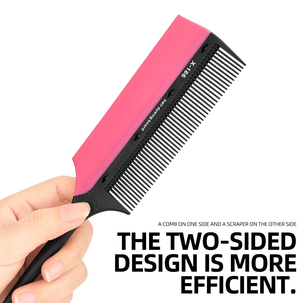 Hair Dye Brush Comb | Fine-Tooth Applicator & Sectioning Tool