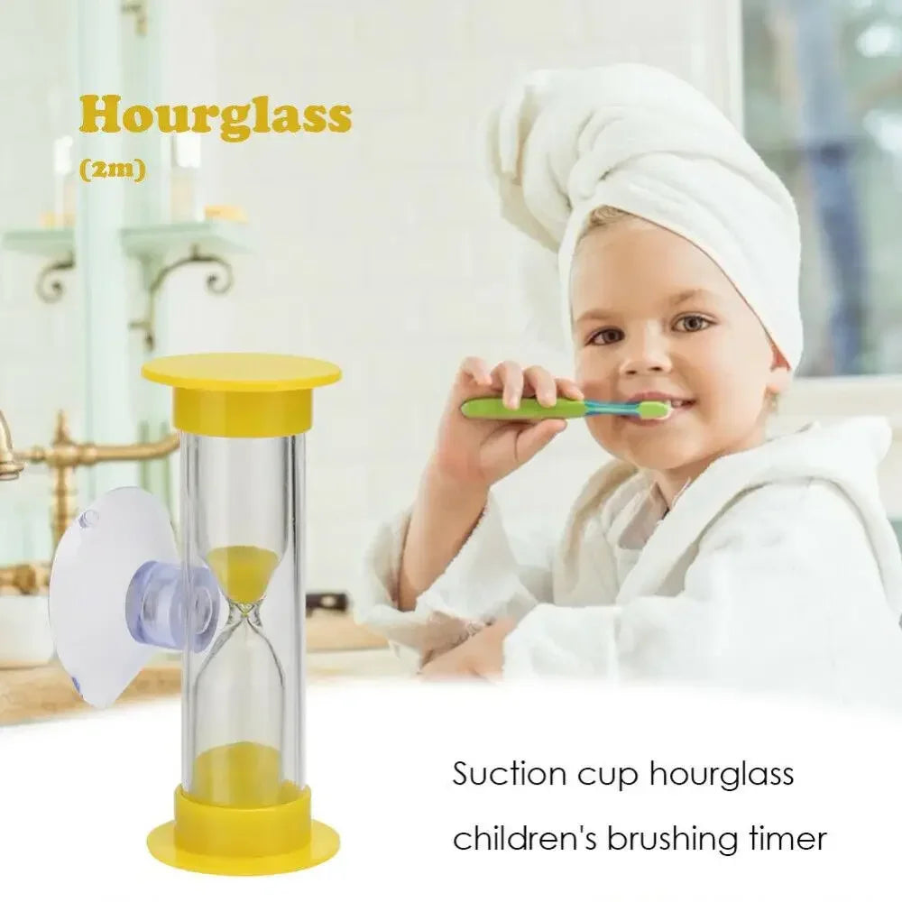 Kids' Sand Timer Hourglass – 2/3 Min Toothbrush & Game Clock