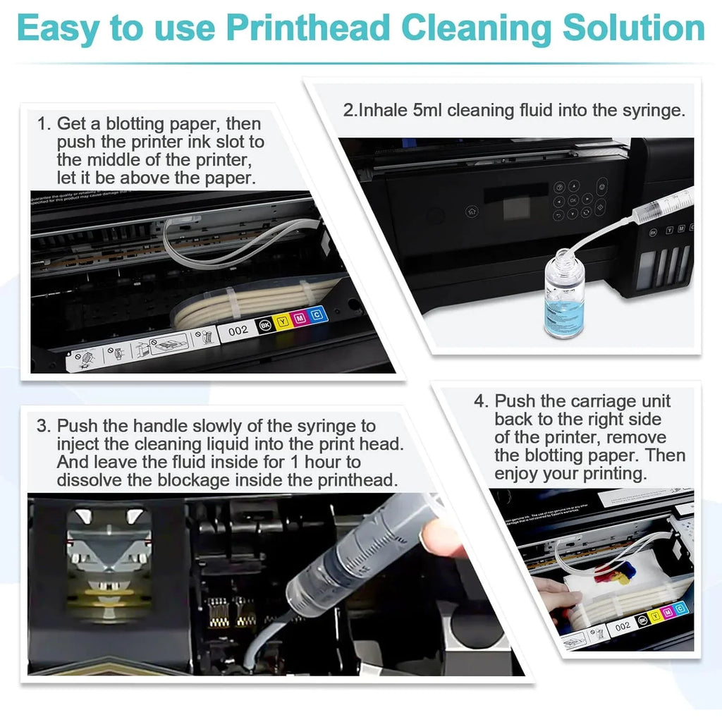 500ml Printhead Cleaning Kit – Epson, HP, Canon, Brother